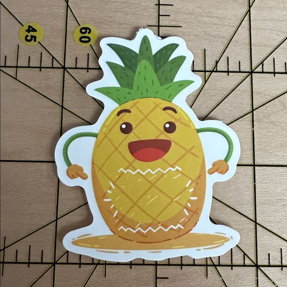 💜13/$13 +Bundle Sticker Sale| Pineapple Fruit Waterproof Sticker